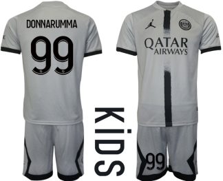 DONNARUMMA #99 Paris Saint-Germain Bortatröja Barn 2022-23 Kortärmad (+ Korta byxor)