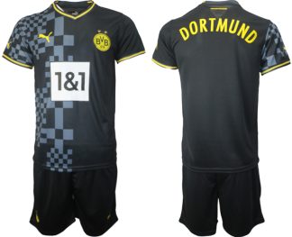 Billigt Borussia Dortmund BVB Bortatröja Herr 2023 Fotbollskläder Set