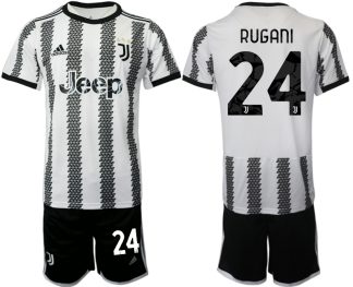 Fotbollsset Herr Juventus Hemmatröja 2022-23 Kortärmad + Korta byxor RUGANI 24