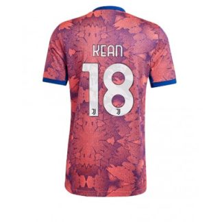 Juventus 2022-23 Billiga Fotbollströjor Shirt för män Kortärmad Kean 18