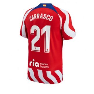 Atlético Madrid Hemmatröja 22/23 Fotbollströjor Herr billigt Kortärmad med tryck Carrasco 21