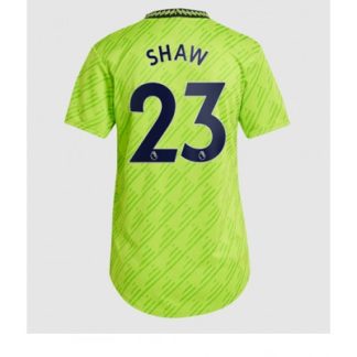 Dam Fotbollskläder Manchester United Tredje Tröja 2022-23 Kortärmad Luke Shaw 23
