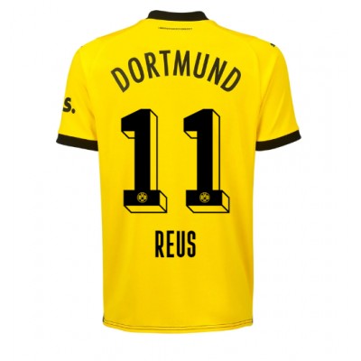 Herr Borussia Dortmund BVB matchtröjor Hemmatröja Fotbollströjor Kortärmad Marco REUS 11