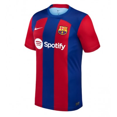 Herr Matchtröjor Fotboll FC Barcelona Hemma tröja 2023-24 Kortärmad