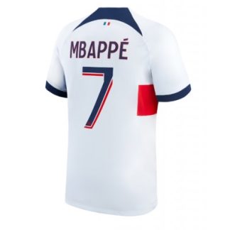 Herr Tröja Paris Saint-Germain PSG Bortatröja 2023-24 Kortärmad Kylian Mbappe 7