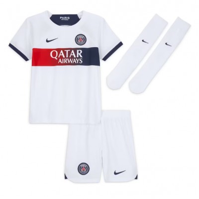 Köpa Barn Paris Saint-Germain PSG Bortatröja 2023-24 tröja set