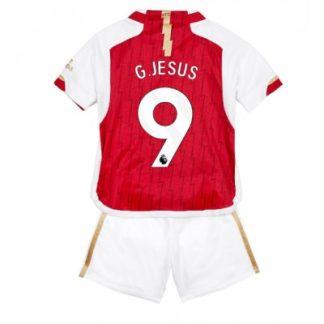 Fotbollsdress Barn Arsenal Hemma Tröja 2023-2024 Gabriel Jesus 9