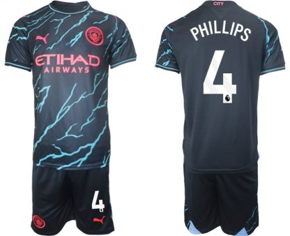 Billiga Fotbollströjor Herr Manchester City Tredje Tröja 2023-24 Kalvin Phillips 4