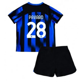 Fotbollströjor set barn Inter Milan Hemmatröja 2023-24 Benjamin Pavard 28