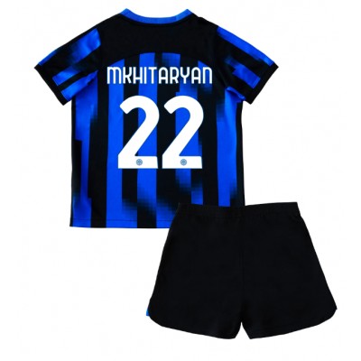 Fotbollströjor set barn set Inter Milan Hemmatröja 2023-24 Henrikh Mkhitaryan 22