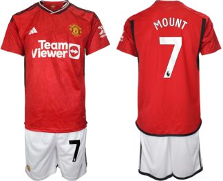 Köpa Billiga Manchester United Hemmatröja 2023-24 för Herr MOUNT 7