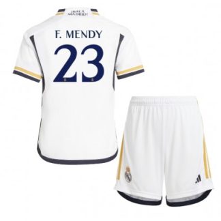 Billiga Fotbollströjor barn Real Madrid Hemmatröja 2023-24 Ferland Mendy 23