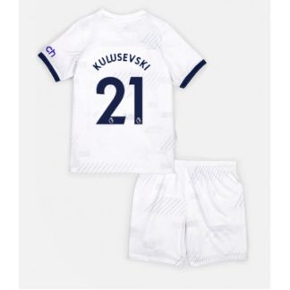 Billiga Fotbollströjor barn Tottenham Hotspur 2023-24 Hemma tröja Dejan Kulusevski 21