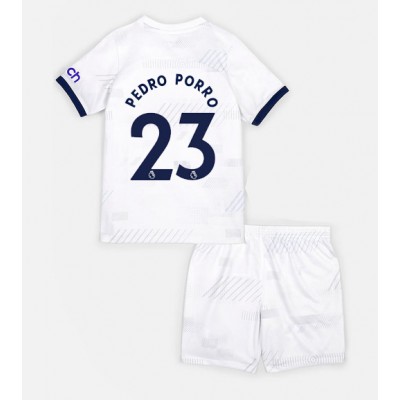 Billiga Fotbollströjor barn Tottenham Hotspur 2023-24 Hemma tröja Pedro Porro 23
