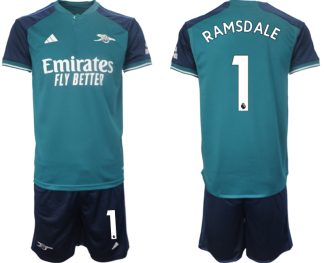 Billiga Fotbollströjor Herr set Arsenal Tredje Tröja 2023-2024 Aaron Ramsdale 1