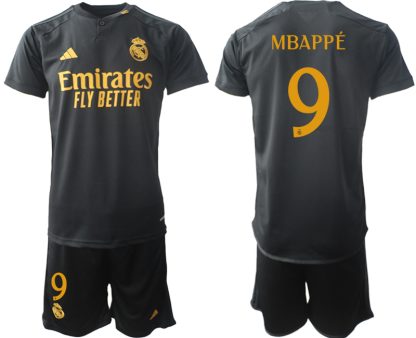 Billiga Fotbollströjor Herr set Real Madrid Tredje Tröja 2023-2024 Kylian Mbappe 9