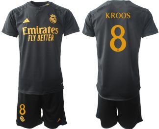 Billiga Fotbollströjor Herr set Real Madrid Tredje Tröja 2023-2024 Toni Kroos 8
