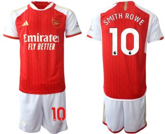 Köp billiga fotbollströjor Arsenal Hemmatröja 2023-24 röd Kortärmad + Korta byxor Emile Smith Rowe 10