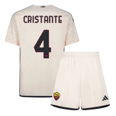 Billiga Fotbollströjor barn AS Roma Bortatröja 2023-24 Bryan Cristante 4