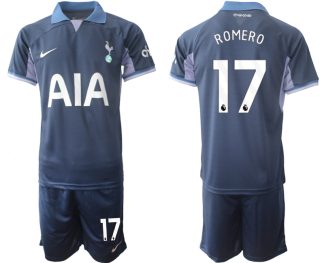 Billiga matchtröja herr Tottenham Hotspur Bortatröja 2023-2024 Cristian Romero 17