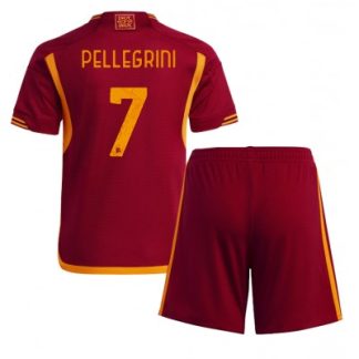 Köp Fotbollstroja Barn AS Roma Hemmatröja 2023-24 Lorenzo Pellegrini 7