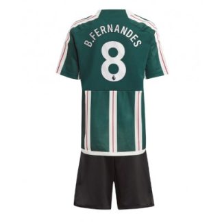 Billiga Fotbollströjor Manchester United Bortatröja 2023-24 Fotbollsdress Barn Bruno Fernandes 8