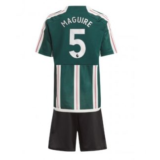 Billiga Fotbollströjor Manchester United Bortatröja 2023-24 Fotbollsdress Barn Harry Maguire 5
