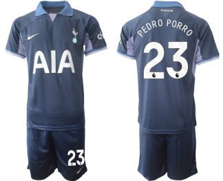 Billiga matchtröja herr Tottenham Hotspur Bortatröja 2023-2024 Pedro Porro 23