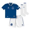 Everton 2023-24 Fotbollströja Barn Hemmaställ Fotbollsset