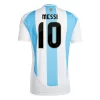 Argentina Matchtröja Hemmatröja Copa América 2024 med tryck Messi 10