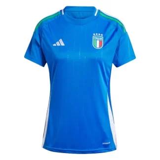 Billiga Italien Fotbollströja Dam Hemmaställ EM 2024 blå sportkläder