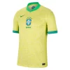 Brasilien Fotbollströjan Herr Hemmaställ Copa América 2024 gul Kortärmad
