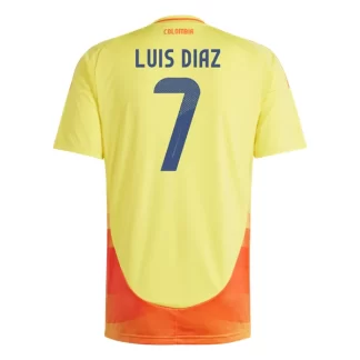 Colombia Fotbollskläder Hemmaställ Copa América 2024 med namn Luis Díaz 7