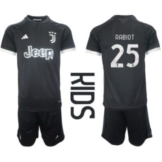 Fotbollsdräkt barn Juventus Tredje Tröja 2023-2024 med eget namn Adrien Rabiot 25