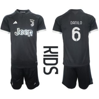 Fotbollsdräkt barn Juventus Tredje Tröja 2023-2024 med tryck Danilo Luiz 6