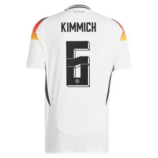 Herr Tyskland Fotbollströja Hemmaställ EM 2024 Kortärmad med tryck Kimmich 6