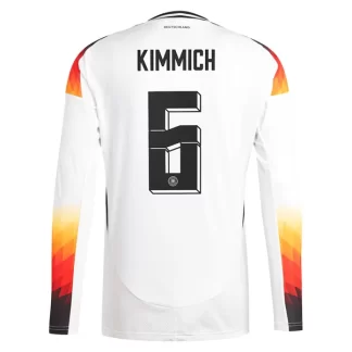Herr Tyskland Fotbollströja Hemmaställ EM 2024 Långärmad med tryck Kimmich 6