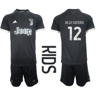 Köpa Fotbollskläder barn Juventus Tredje Tröja 2023-2024 Alex Sandro 12