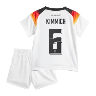 Tyskland Fotbollströja Barn Hemmaställ EM 2024 med tryck Kimmich 6