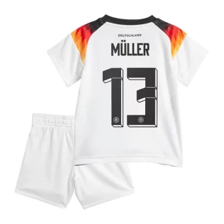Tyskland Fotbollströja Barn Hemmaställ EM 2024 med tryck Müller 13