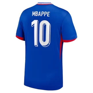 Fotbollskläder Herr Frankrike Hemmaställ EM 2024 Matchställ med tryck Mbappé 10