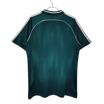 Tyskland Fotbollströja Bortaställ Retro Fotbollströjor 1998-1