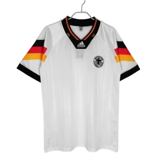 Tyskland Fotbollströja Hemmaställ Retro Fotbollströjor 1992
