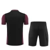 Tyskland Träningströja Ställ Barn Retro Fotbollströjor Shorts Dark Röd 2023-2024-1