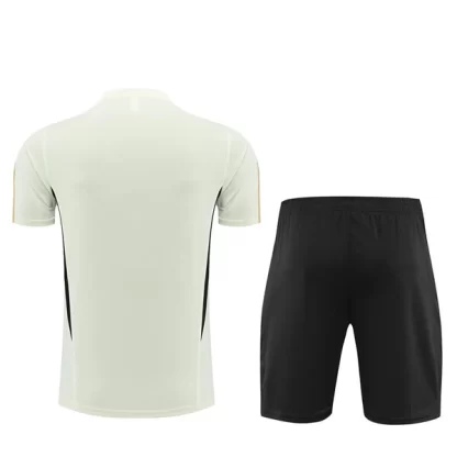 Tyskland Träningströja Ställ Barn Retro Fotbollströjor Shorts Vit 2023-2024-1