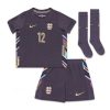 Fotbollskläder till baby England Bortatröja EM 2024 med tryck Kieran Trippier 12-1