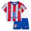 Fotbollströja Barn Atletico Madrid Hemmatröja 2024-2025 tröja set