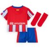 Fotbollströja Barn Atletico Madrid Hemmatröja 2024-2025 tröja set-6
