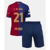 Fotbollströjor Barn Billiga FC Barcelona Hemma tröja 2024-25 Frenkie de Jong 21