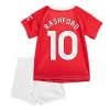 Billiga Manchester United Hemmatröja Barn 2024/25 Marcus Rashford 10 Kortärmad (+ Korta byxor)